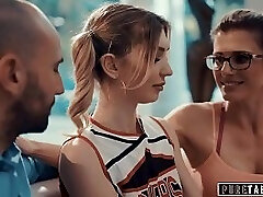 Unspoiled TABOO Cheerleader c. Into Romp with Coach &_ Her Husband Unspoiled TABOO Cheerleader c. Into Romp with Coach &_ Her Husband