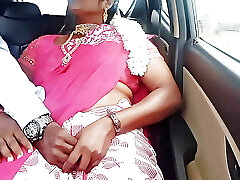 Utter Video Telugu Dirty Talks, sexy saree indian telugu aunty hump with auto driver, car sex
