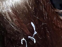 He soaks my hair entirely with his Piss He soaks my hair entirely with his Piss