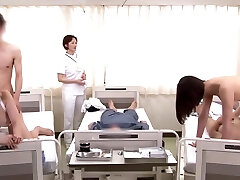 看護婦ナース達の性処理ご奉仕orgy ナース達がSEX大好きなビッチスケベエロマンコを使い 大好物の精子スペルマザーメン精液採取 nurse intercourse 騎上位激ピス中だし 乳首舐め奉仕