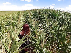 First-ever Time Trying Standing 69 in a Cornfield and He Makes Me Cumhard