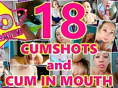 Best of Amateur Cum In Mouth Compilation! Huge Multiple Money-shots and Oral Creampies! Vol. 1