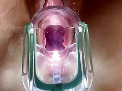 Stella St. Rose - Extreme Gaping, Witness my Cervix Close-Up using a Plug