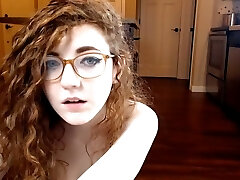 Four witnessed slut with curly hair is a passionate masturbator with a stunning ass