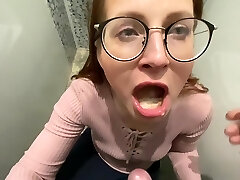 Risky Public Exploring Sex Toy In The Supermarket And Cum In Mouth In Public Toilet