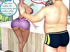 3D Comic: Cheating Wife Gets Grubby With Her Boss On Wacky Ta