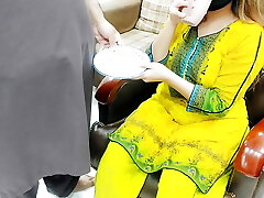 Desi Office Madam Guzzling Sperm With Coffee Of Office Man With Hindi Audio