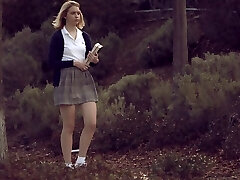 Teacher and the teen in a short skirt poking hardcore