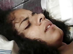 Insatiable fucker gets her black hairy pussy fucked by a black cock Insatiable fucker gets her black hairy pussy fucked by a black cock