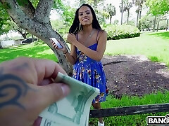 Balls deep interracial sex in the van with cock thirsty Berlyn Plaything