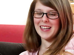 Sweet Innocent Jada Talks Sex , Then Unclothes, Masturbates