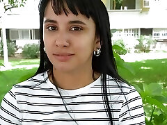 Spanish babe Sara Villanueva has a highly sexy surprise for her fave client