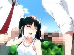 Compilation of brunettes with ample tits and threesome. Compilation of brunettes with ample tits and threesome.