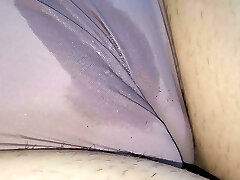 I spit and Rub Amazing Cameltoe Labia of My Buddy's Wife