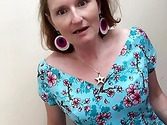 Trying on clothes in a charity shop with a handle for the feet fans thrown in! Warning: Full nudity in a public place!