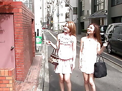 JAPANESE BABE GETS FEET Tongued THEN Pummeled BY A HUGE COCK
