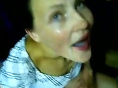 Buzzed village mega-slut wanted me and my friend cum on her face