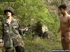 Army superslut fucking maneuvers