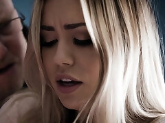 Pretty babysitter Alina Lopez is punished by angry elderly employer Pretty babysitter Alina Lopez is punished by angry elderly employer