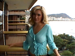 Horny Latina babe gets her cootchie rammed by a big cock