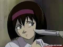 Cute hentai gets fingered and pussy plowed by bandit in the Cute hentai gets fingered and pussy plowed by bandit in the