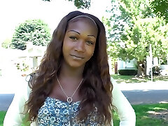 Alluring shemale with long hair posing seductively before milking Alluring shemale with long hair posing seductively before milking