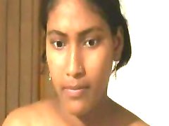 Indian Girl show shaved pussy