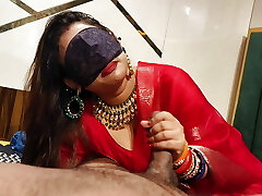 Indian stepmom caught her son stroking with her panties and fucked her