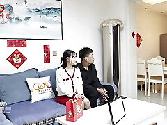 Ultra-kinky Japanese Teen Sneaky Sex In Front Of Their Friend - Horny Chinese Couple Sneaks Away During Dinner