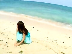 Hottest Japanese doll Hibiki Otsuki in Best Jizz Shot, Beach JAV video