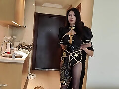 Chinese Damsel In A Dress