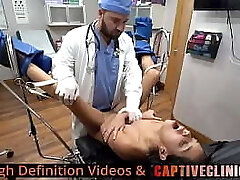 Physician Tampa Takes Aria Nicole'_s V-card While She Gets Lesbo Conversion Therapy From Nurses Channy Crossfire &_ Genesis! Full Movie At CaptiveClinicCom!