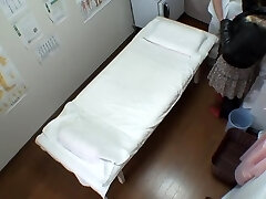 Big booty Japonés capturado en un voyeur de masaje de vídeo