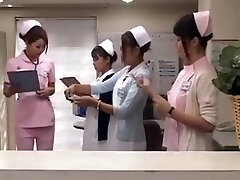 Super-naughty Japanese Nurse Puts Her Lips And Hands To Work On A