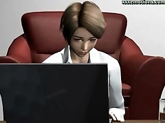 Animated babe enjoying a dildo Animated babe enjoying a dildo