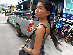 Real amateur Thai teen cutie boned after lunch by her temporary beau