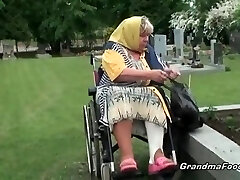 Grannie gets forced to sex
