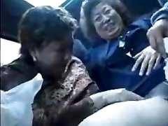 Grannie asians in bus