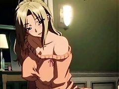 Hentai - a youthfull stud makes love with a mature woman