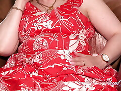 AuntJudys - 53yo Mature Amateur Plumper Redhead Fiona has Phone Hump in Stockings & Garters