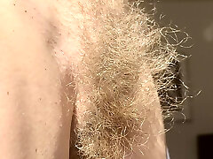 Hairy Sara's wild pubic hair