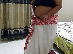 Desi 55-Year-Senior (Maa) Was Wearing Saree At Apartment When Her (Beta) Came And Chudai Jabardasti - Hindi Sex