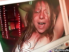 He fucked GFs mature mom on the kitchen table He fucked GFs mature mom on the kitchen table