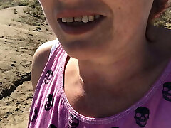 Point Of View Peeing by a pond on a sunny autumn day after drinking too much coffee and being caught out