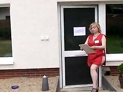 German grandmother gives golden shower German grandmother gives golden shower