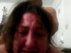 Fresh Years Day gets ugly- very Tough BUTT fuck by BBC turns servant slut BBW into BUTTer face