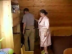 Mature mother and young boy Mature mother and young boy