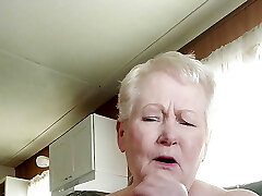 Horny Grandmother Helps Grandson With Jerk Off Instructions