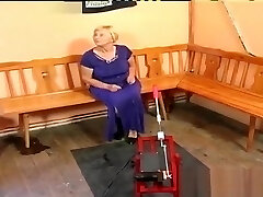 Grandmother Vera with a sex machine Grandmother Vera with a sex machine
