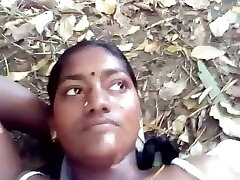 Tamil steaming aunty outdoor boobs pressed and fingered 
